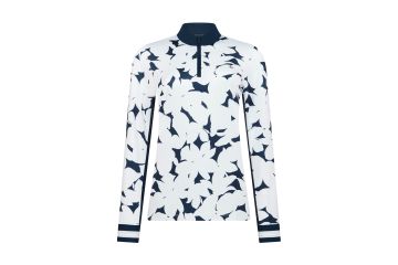 Original Penguin FS25 Da Midlayer Riviera Floral Weiß/Navy XS