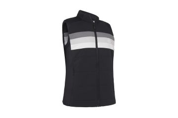 Penguin HW22 Hr Weste Insulated Mixed Media 70's Schwarz/Grau XXL
