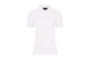 Cherie Openwork Sleeves Poloshirt