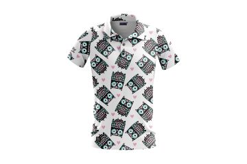 Golf Rowdies Owl Party Poloshirt