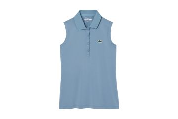 Lacoste FS25 Da Polo oA UV Protect Blaugrau 36