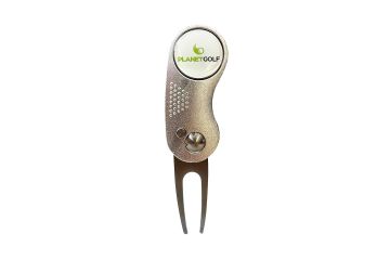 planetgolf Pitchgabel mit Ballmarker - Silber