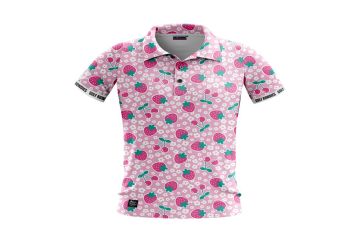 Golf Rowdies Junior Strawberry Poloshirt