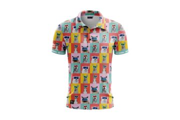 Golf Rowdies Cats & Dogs Poloshirt
