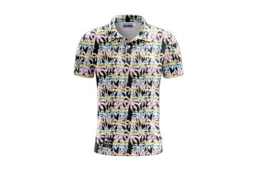 Golf Rowdies Palmen Poloshirt