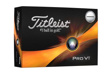 Titleist Pro V1 Performance Alignment Golfbälle Weiß/Schwarz