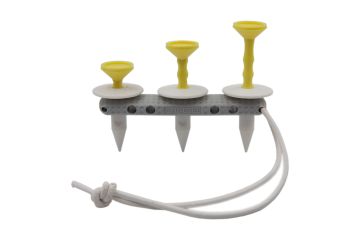SpineTee Pro Tee XS verschiedene Längen - Gelb (3er-Set)