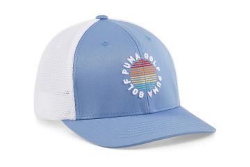 Puma Cap Twilight Trucker Hellblau/Weiß Verstellbar