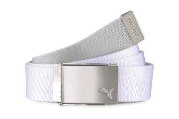 Puma Gürtel Reversible Web Weiß/Grau Einstellbar