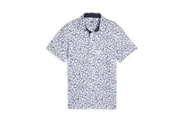 Puma FS24 Ki Polo Butterflies Weiß/Navy 140 
