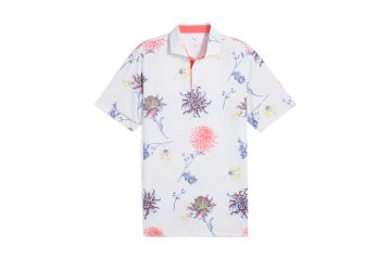 Puma FS25 Hr Polo Mattr Dahlia Weiß/Bunt M