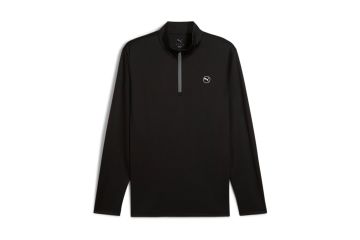 Puma FS25 Hr Midlayer Pure 2.0 Texture 1/4 Zip Schwarz S
