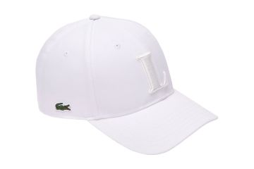 Lacoste Unisex Cap 3D Stick Weiß S