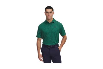 Under Armour FS25 Hr Polo Playoff 3.0 Printed Grün/Navy XL
