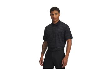 Under Armour FS25 Hr Polo Drive Chill Printed Schwarz/Anthrazit M