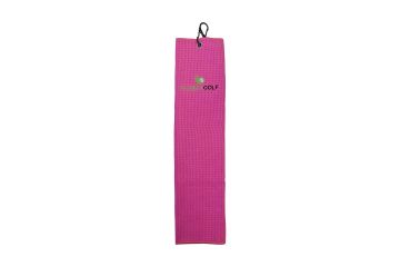 planetgolf Schlägertuch Mikrofaser mit Karabiner PGM-5 Pink