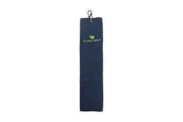 planetgolf Schlägertuch Mikrofaser mit Karabiner PGM-11 Navy
