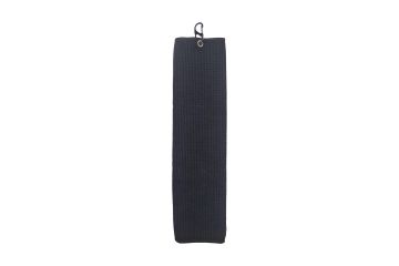 Schlägertuch Mikrofaser mit Karabiner Schwarz
