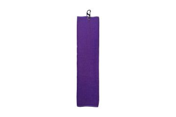 Schlägertuch Mikrofaser mit Karabiner Lila