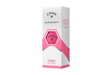 Callaway Supersoft Matte 2023 Golfbälle-Pink-3-Pack