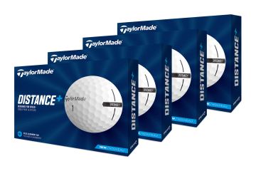 TaylorMade Distance+ Golfbälle 4er-Pack