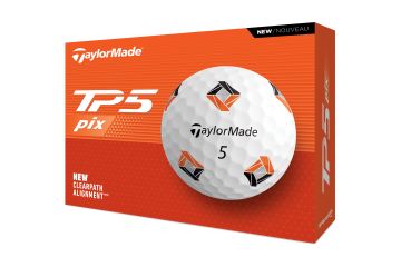 TaylorMade TP5 pix 3.0 Golfbälle 24 Weiß 12-Pack