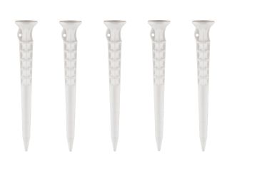 SpineTee Tradition Tee mit Höhenmarkierung - Weiß (6er-Set) XXL 84mm