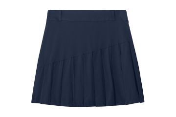 Cross Solid Pleat Skort