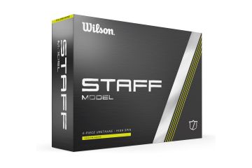 Wilson Staff Model Golfbälle Gelb 12-Pack