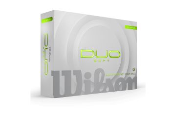 Wilson Duo Soft 2025 Golfbälle Grün 12-Pack