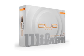 Wilson Duo Soft 2025 Golfbälle Orange 12-Pack