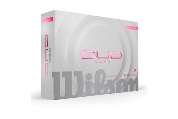 Wilson Duo Soft 2025 Golfbälle Pink 12-Pack