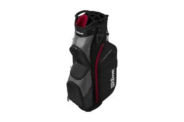 Wilson Staff Cartbag Feather Schwarz/Anthrazit/Rot
