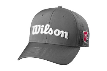 Wilson Cap Performance Mesh Grau/Weiß Verstellbar