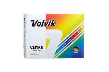 Volvik Vista 3 Prism 360 Golfbälle Weiß/Bunt 12-Pack