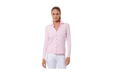 MDC Jersey Button Down Langarm Poloshirt