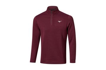 Mizuno HW26 Hr Pullover Flareline 1/4 Zip Weinrot M