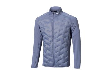 Mizuno HW26 Hr Jacke Matrix Quilted Blaugrau M