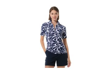 MDC FS25 Da Polo Matisse Print Navy/Weiß 36