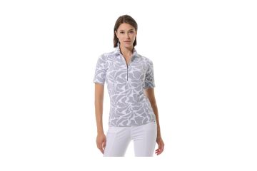 MDC FS25 Da Polo Matisse Print Hellgrau/Weiß 36
