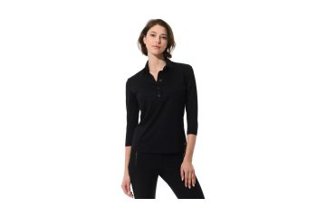 MDC FS26 Da Polo ¾ Arm Jersey Schwarz 34