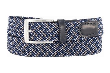 Alberto Multicolor Braided Herren Stretchgürtel