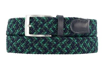 Alberto Multicolor Braided Stretchgürtel