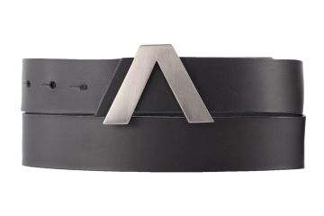 Alberto Hr Gürtel Leder Logo 8627-999 Schwarz 85