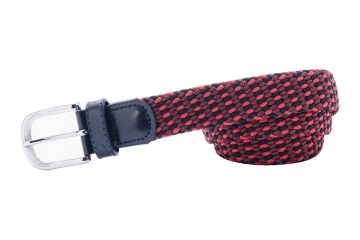 Alberto Multicolor Braided Damen Stretchgürtel