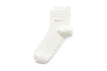 Ecco Unisex Socken Longlife Ankle Cut Weiß 39-41