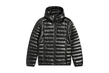 J.Lindeberg HW26 Hr Daunenjacke m. Kapuze Oden Light Down Schwarz M
