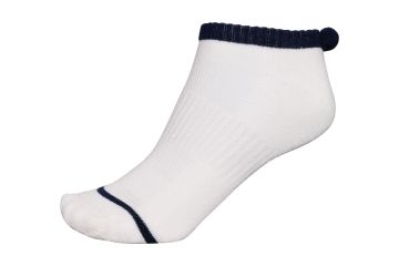 FootJoy Da Socken ProDry Lightweight Pom Pom 11501 Weiß/Navy