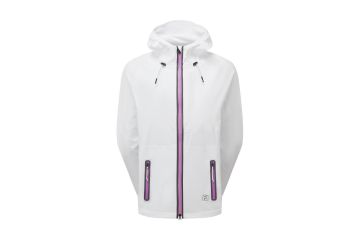 FootJoy HW25 Da Regenjacke HydroKnit Weiß/Pink XL