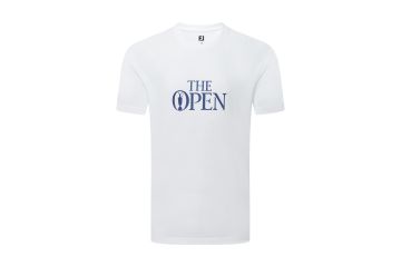 FootJoy FS26 Hr T Shirt Open Clubhouse Tee Weiß M